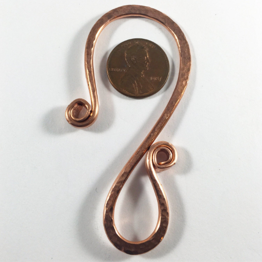 Key Hook in Heavy Copper