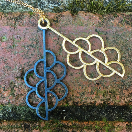 Sacred Geometry Mermaid Necklace