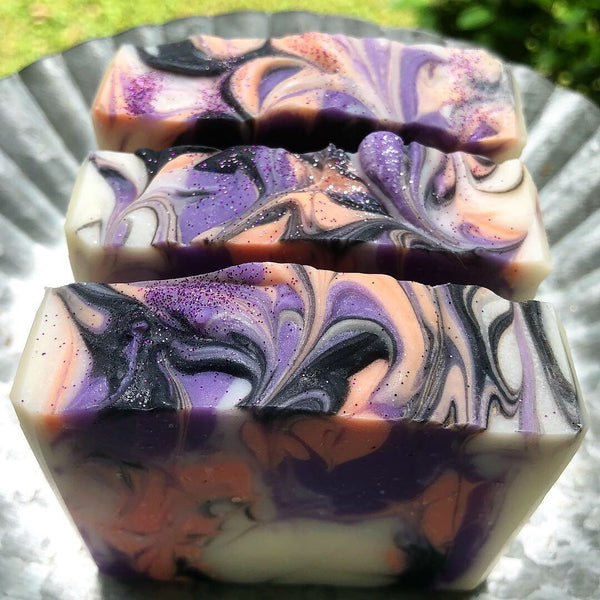 Jackson Pollock Lavender Mist Sweet Soap with Activated Charcoal