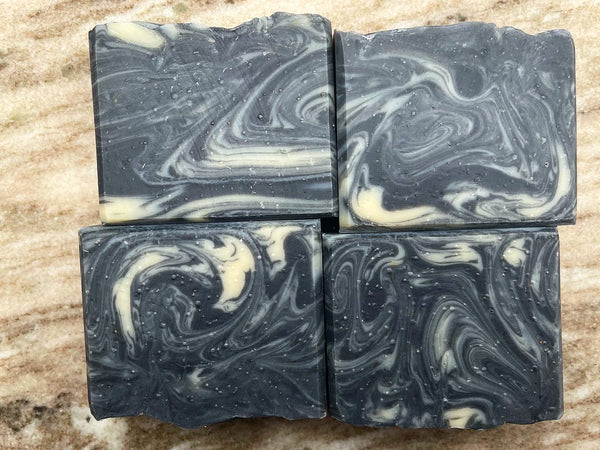 Charcoal Sweet Soap Bar, Unscented with Coconut Milk and Honey
